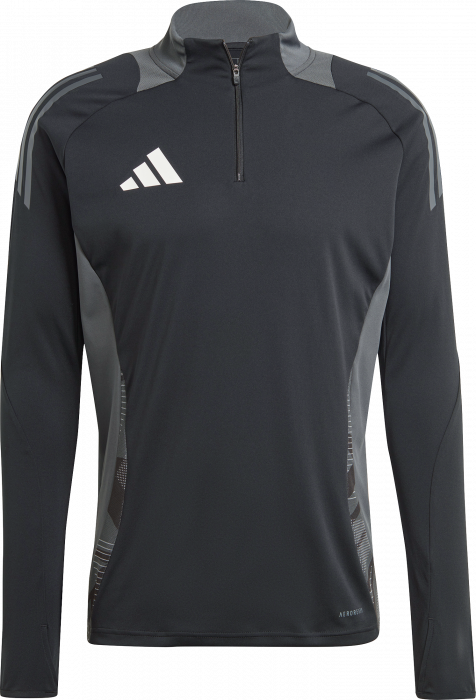 Adidas - Tiro24 Half-Zip Training Top - Nero & t dark grey