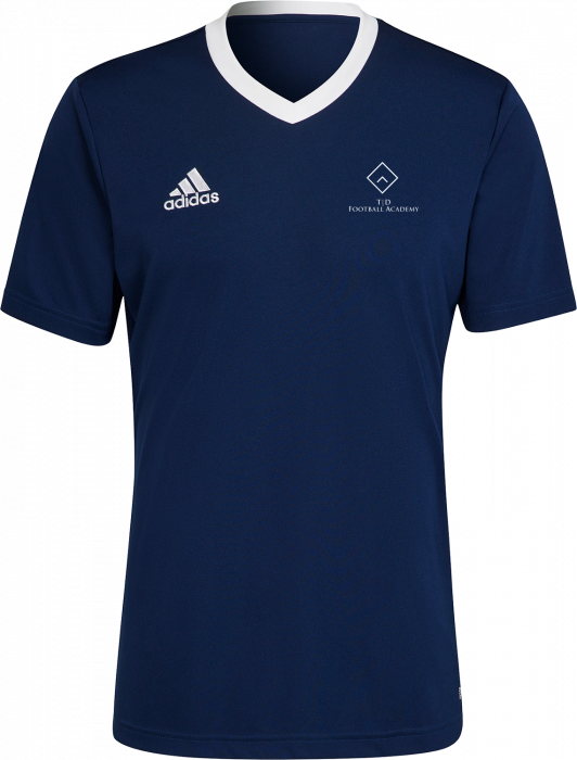 Adidas - Td Football Academy Trænings T-Shirt Børn - Navy blue 2 & hvid